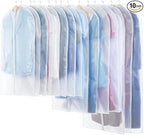10 Pack Translucent Garment Bags by Carbrea
