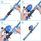 CODEK Kids Fishing Pole Set - Image 3