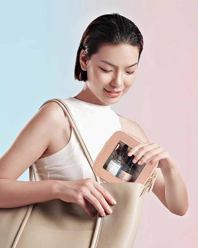 Travel Clear Makeup Bag Set, TSA Approved Cosmetic Bag Case - Image 2