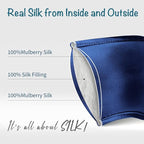 LULUSILK Mulberry Silk Sleep Eye Mask Blindfold - Image 2