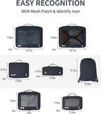 ECOHUB 7 Set Packing Cubes Tear-Resistant Luggage Packing Organizers - Image 6