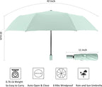 BAODINI Small UV Protection Travel Umbrella Compact - Image 6