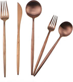 Gugrida 20-Piece 18/10 Stainless Steel Flatware Silverware, Luxury Dinnerware - Image 6