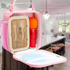 FlowFly Kids Lunch box Insulated Soft Bag Mini Cooler Back to School Thermal - Image 2