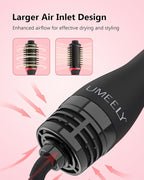 Plus 2.0 Hair Dryer Brush Blow Dryer Brush in One, 2'' Oval Brush Head Hot Air Brush Styler & Volumizer with Ionic Technology, NTC Smart Temp Control for Smooth, Frizz-Free, Shiny Hair