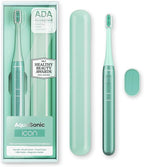 Aquasonic Icon ADA-Accepted Rechargeable Toothbrush | Magnetic Holder & Slim by AquaSonic