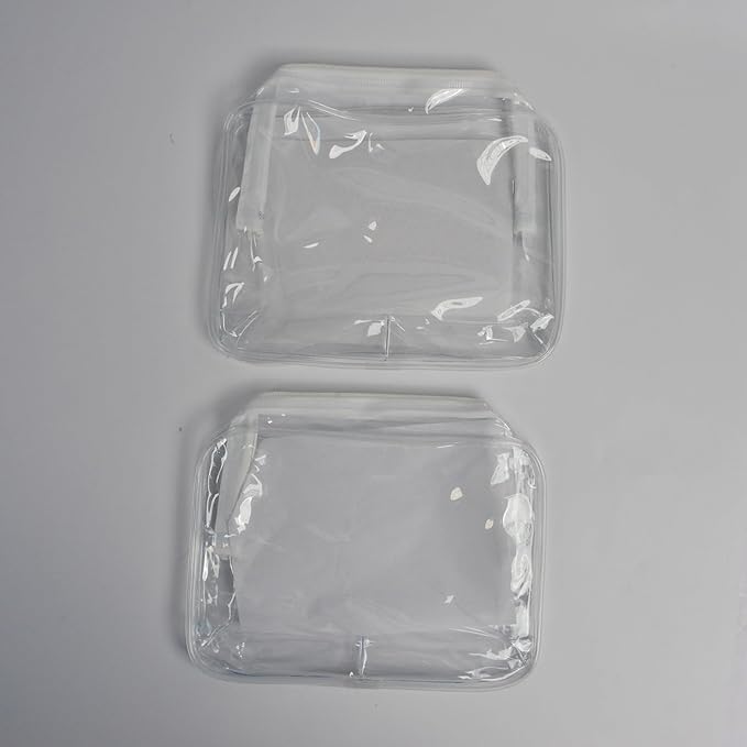 Lermende 2pcs Clear Toiletry Bag TSA Approved Travel Bag, Carry On - Image 5