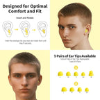 Ear Plugs for Sleeping Reusable Earplugs for Concerts Noise Cancelling Soft - Image 2