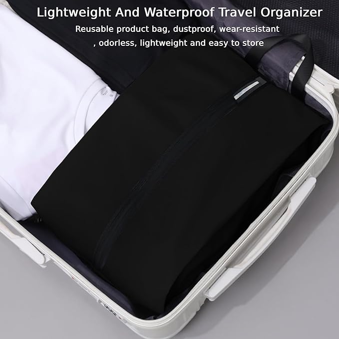 Shoe Bag Odor-Absorbing Water-Resistant, Travel Friendly Golf Shoe Bag - Image 4