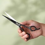 Professional Hair Cutting Scissors 7.5” – Premium Japanese Stainless Steel Barber Shears for Men, Women, Kids & Pets – Precision Haircut Scissors for Salon & Home Use – Black