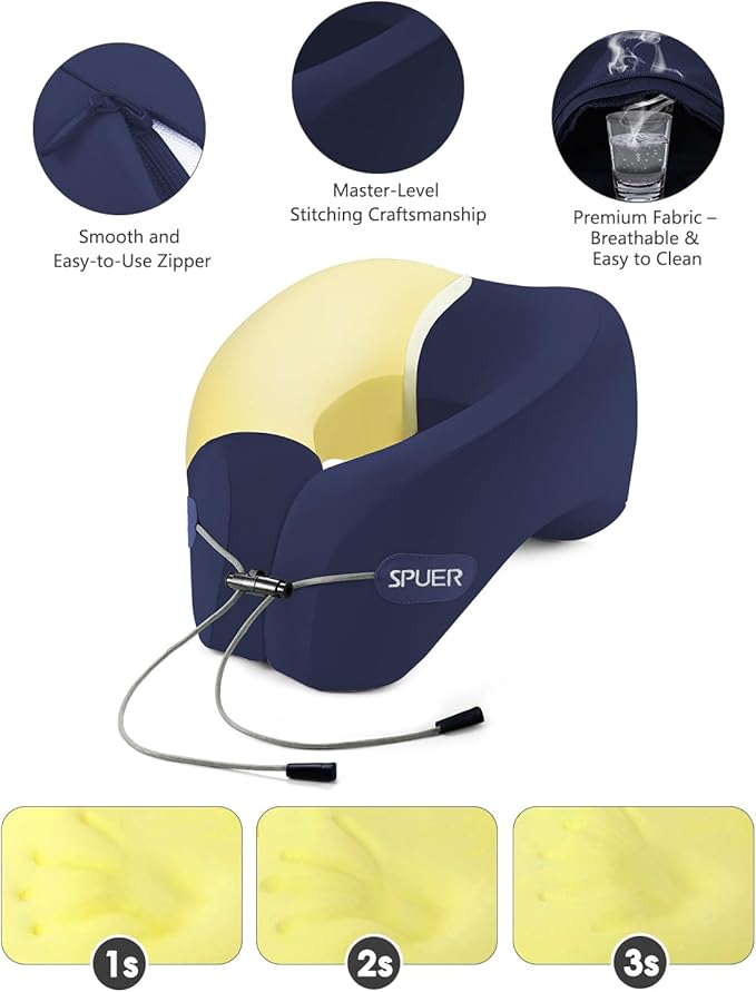 Travel Pillows for Airplanes, Neck Pillow Airplane, Airplane Travel Accessories - Image 5