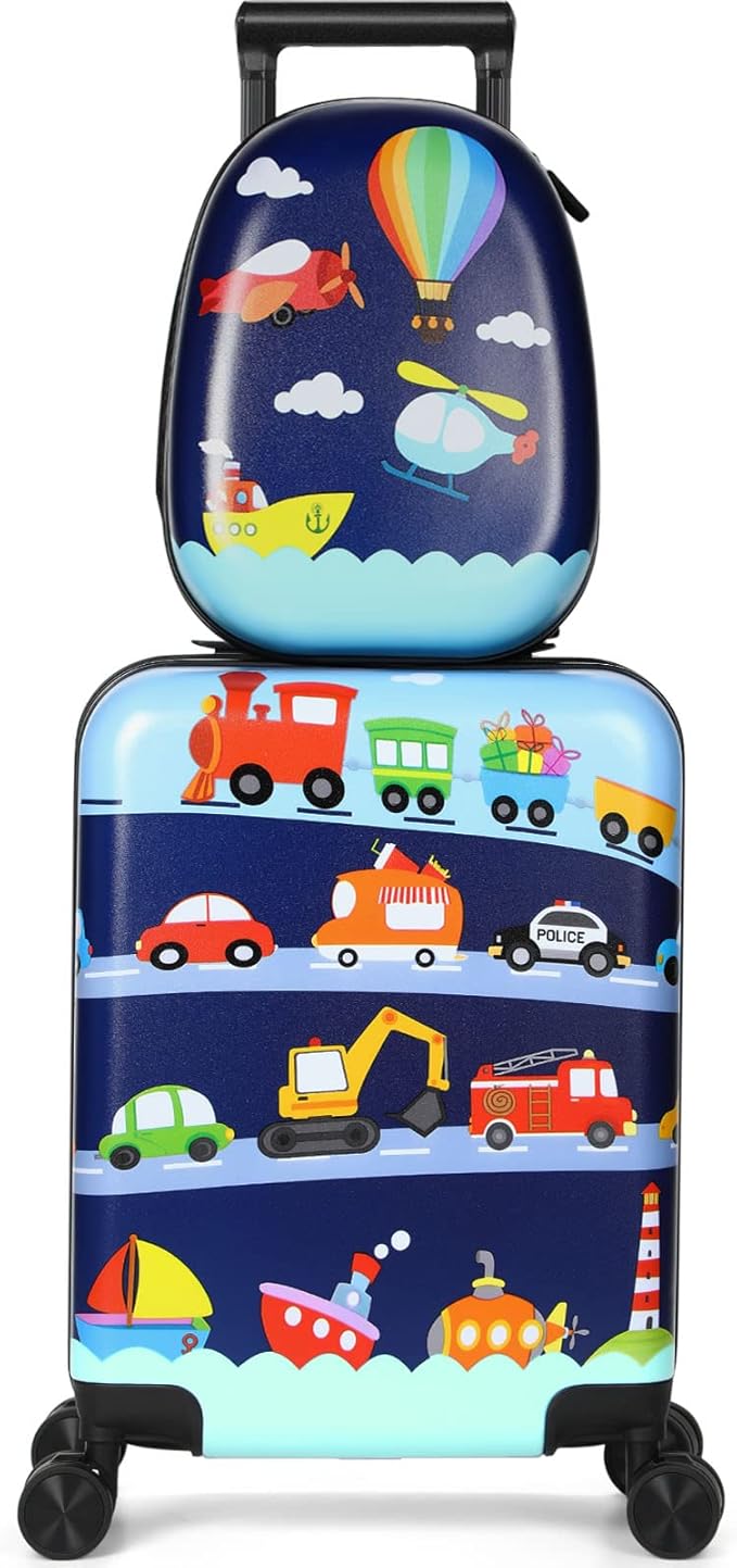 Weewooday Kids Luggage and Backpack 18" Suitcase by Weewooday