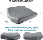 Leather Car Memory Foam Heightening Seat Cushion - Image 6