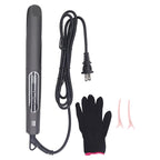 Twisted Structure 2 in 1 Hair Straightener Curler, Versatile Styling, Reduce Frizz, Suitable for All Hair Types, LCD Display, Ceramic Coating,Lasting (NPT 3/4in)