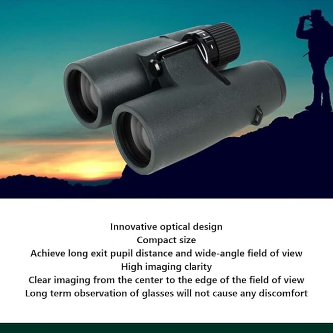 10x42ED Compact Binoculars for Adults – High-Powered BAK4 Prisms, Diamond White - Image 3