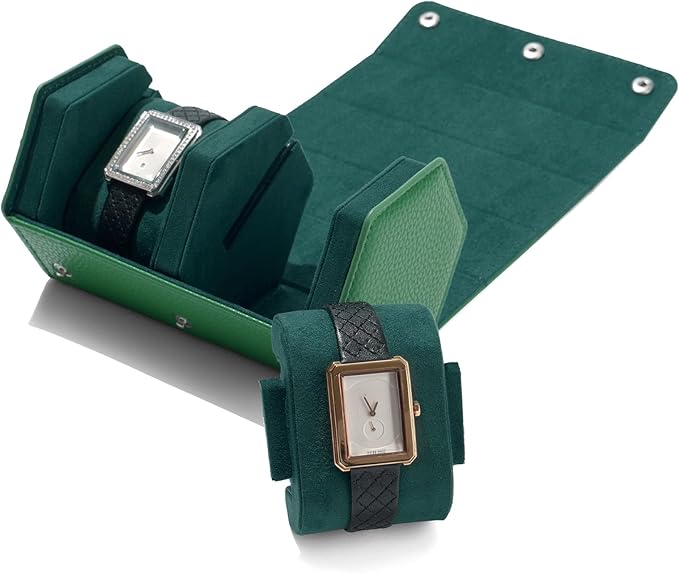 Oirlv Luxury Hexagonal Leather Watch Travel Case Watch Organizer Case - Image 7