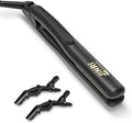 JINRI Titanium Plate Hair Straightener, 200℃ High Heat, 0.8" Mini Size, Dual Voltage for Global Travel, Suitable for All Hair Types & Styles