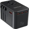 EPICKA Universal Travel Adapter, GaN 75W International Plug Adapter by EPICKA