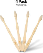 Sea Turtle Plant-Based Bristles, Bamboo Toothbrushes, Soft Natural Toothbrush - Image 4