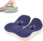 Seat Cushion, Office Chair Memory Cushion, Ergonomic Design, Relieve Sciatica by Unknown