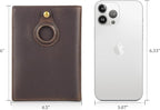Polare Full Grain Leather Passport Holder RFID Blocking Travel Bifold Wallet - Image 6