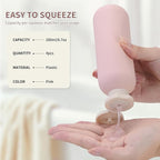 6.7oz Travel Shampoo Bottle, Empty Plastic Squeeze Bottles - Image 2