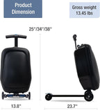 20" Scooter Suitcase for Kids, 2-in-1 Ride On Luggage - Image 7