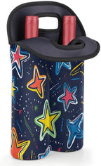 Neoprene Wine Tote, Bottle Carrier Gag Insulating Neoprene Thicker, Insulated - Image 4