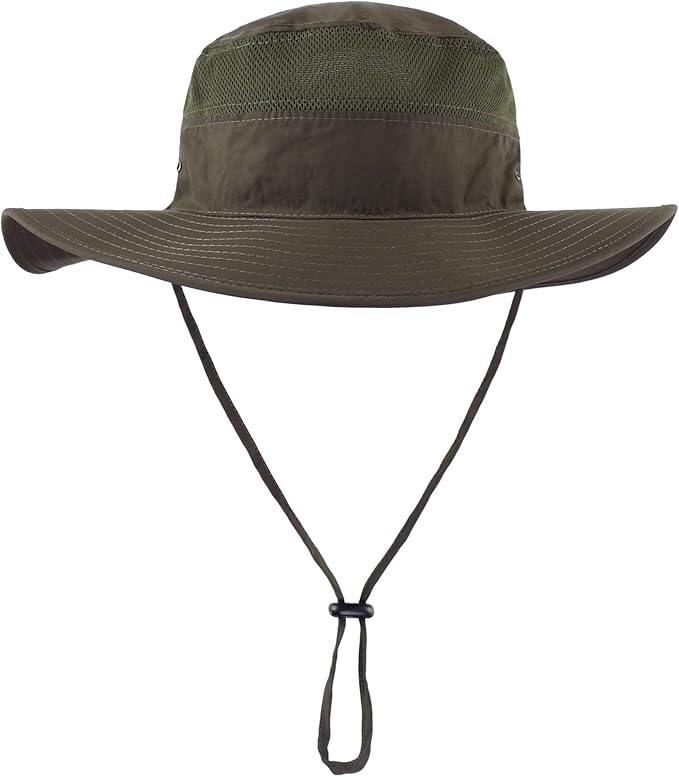 Home Prefer UPF 50+ Men's Sun Hat Wide Brim Bucket Hat UV Protection Hat - Image 2