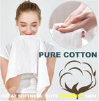 Premium Extra Large and Thick Pure Cotton Disposable Washcloths, Portable - Image 7