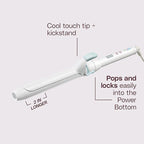Mane 1.25 Inch Curling Iron Extended Barrel Styling Attachment - Ceramic Hair Curling Iron for Bouncy, Tight & Long-Lasting Curls and a Frizz-Free Finish - Use with Power Bottom Base