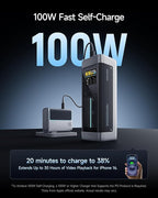 CUKTECH NO.20 140W Power Bank, 000mAh 3-Port Laptop Portable Charger, Fast - Image 5