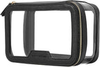 ROWNYEON Clear Makeup Case Toiletry Bag Multipurpose Travel Makeup Train Case by CAMDEEZ