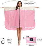SaphiRose Unisex Rain Poncho Hooded Waterproof Raincoat - Image 5