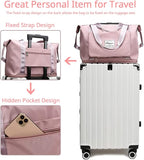 Large Capacity Foldable Travel Bag Expandable Portable Carry on Bag Dry&Wet - Image 3