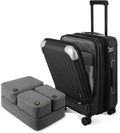 LEVEL8 Grace Carry On Luggage Airline Approved, 20 Inch Expandable Hardside by LEVEL8