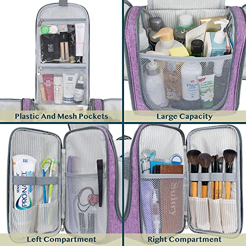 Extra Large Toiletry Bag Travel Bag for Women Men (Extra Large (12x6x12.5) / Purple)