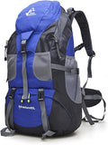 Bseash 50L Hiking Backpack, Water Resistant Lightweight Outdoor Sport Daypack by Bseash
