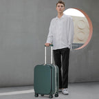 mixi Carry On Luggage, Travel Rolling Luggage Aluminum Frame PC Hardside - Image 2