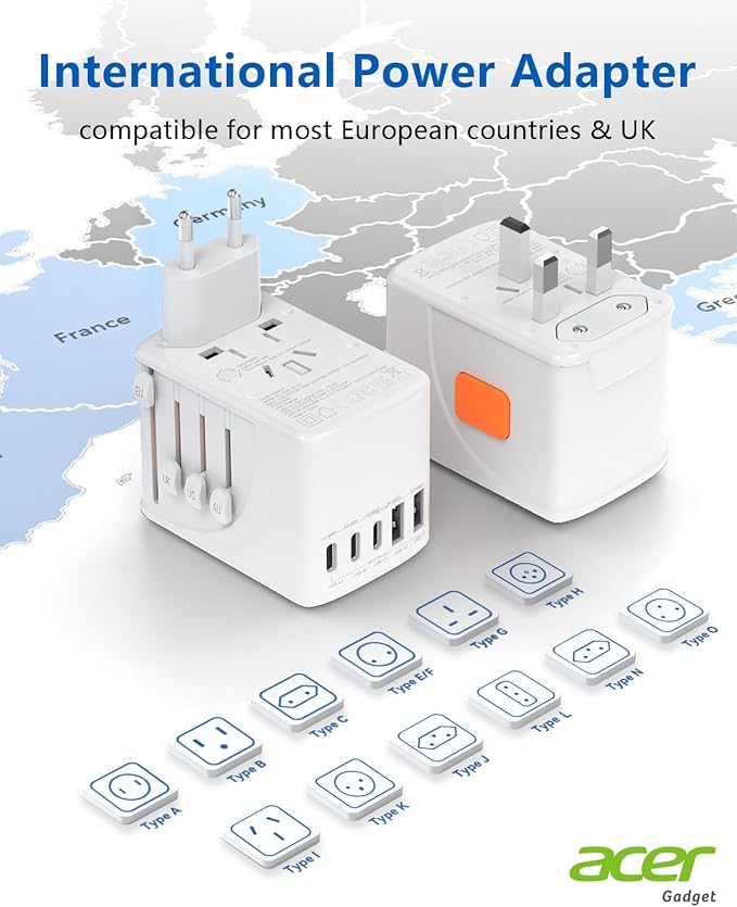 Acer Universal Travel Plug Adapter - Image 2