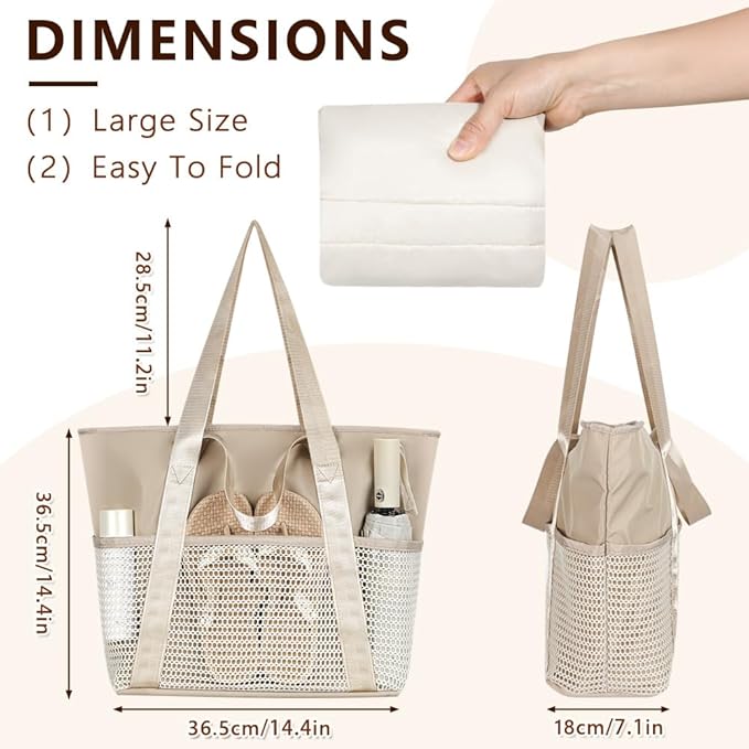Waterproof Sandproof Beach Bag - Image 3