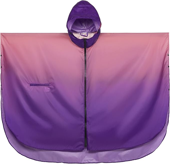 SaphiRose Rain Poncho Jacket Coat Hooded - Image 3
