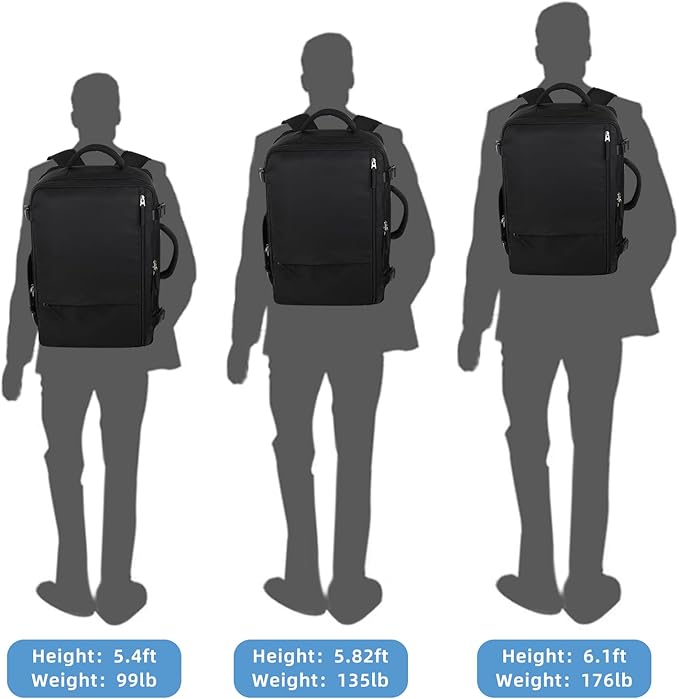 Travel Backpack for Women, Large Carry On Backpack for Travel, Waterproof - Image 8