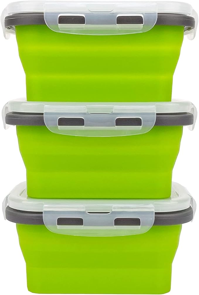 CCyanzi 3piece Collapsible Food Storage Containers - Image 2