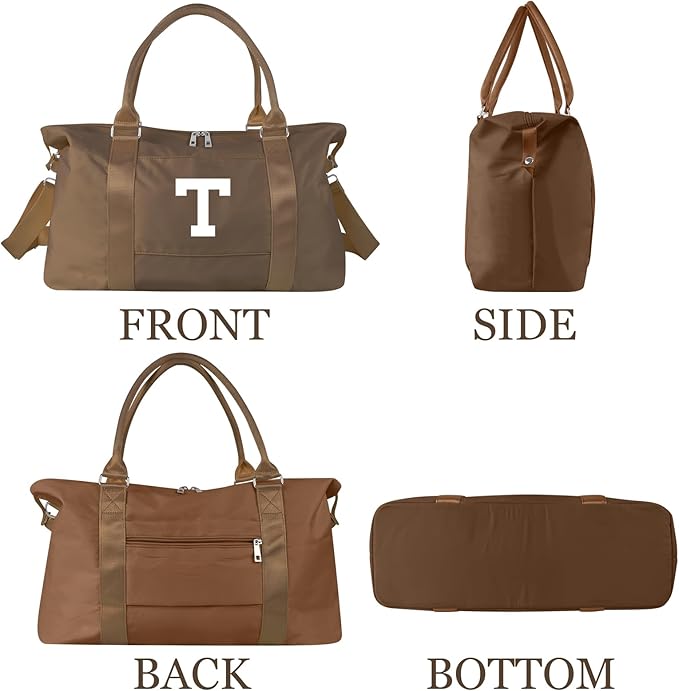 Birthday Graduation Gifts for Daughter, Initial Travel Duffel Bag Sports Gym - Image 9
