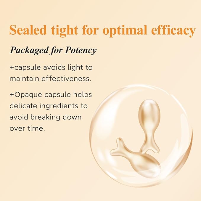 Vitamin C Serum Capsules Set – 96 pcs VC for Morning - Anti-Aging & Anti-Wrinkle Skincare Face Serum - Smooth Fine Lines - Moisturize Hydrate & Firm Skin, Travel-Friendly Gifts