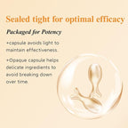 Vitamin C Anti-Wrinkle Aging Face Serum 60 Capsules With Scissors,Vitamin C Anti-Wrinkle Serum To Hydrate,Moisturize and Firm,Visibly Reduce Fine Lines & Wrinkles, Travel Portable