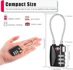 ZHEGE TSA Cable Luggage Lock Small Padlock - Image 5