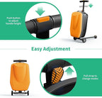 Scooter Hardshell Kids' Luggage, Foldable Carry on Kids Suitcase - Image 3