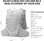 Running Hydration Vest for Men Women Water Backpack for Running 3L Running - Image 2